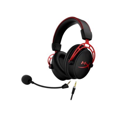HP HYPERX vezetékes gaming fejhallgató Cloud Alpha - fekete/piros