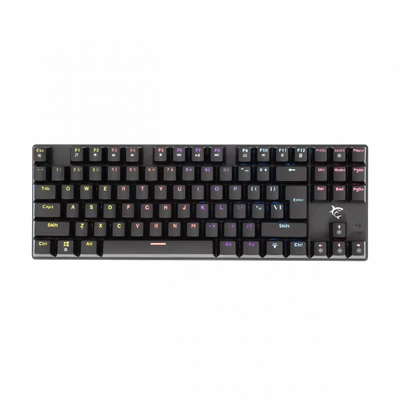 WHITE SHARK COMMANDOS mechanikus (red switch) gamer billentyűzet (magyar), fekete