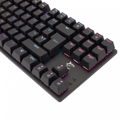 White Shark COMMANDOS mechanikus (red switch) gamer billentyűzet (magyar), fekete