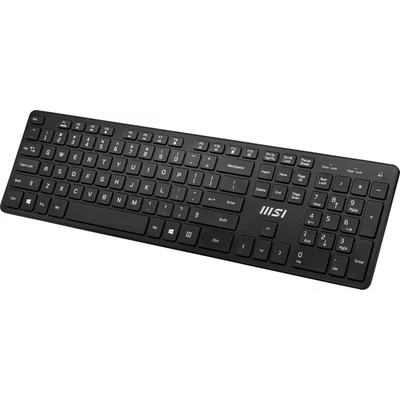 MSI ACCY Bill, RF1430  Vezetéknélküli billenytűzet +  MA04W  Vezetéknélküli egér, Fekete