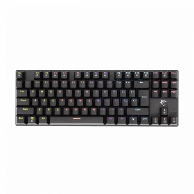 WHITE SHARK COMMANDOS mechanikus (blue switch) gamer billentyűzet (magyar), fekete