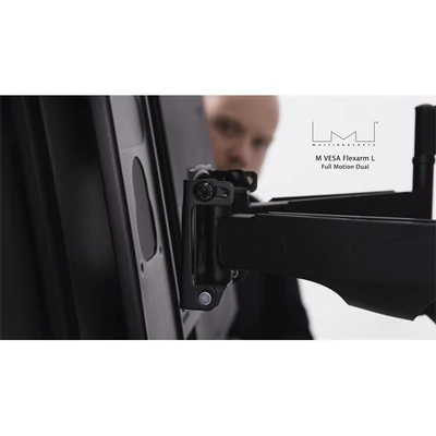 MULTIBRACKETS Fali konzol, M VESA Flexarm L Full Motion Dual (40-75