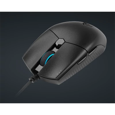 CORSAIR Vezetékes Egér Gaming, KATAR PRO Ultra-light, 6 programozható gomb, RGB Világítás, 12400dpi, fekete