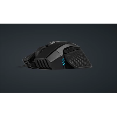 CORSAIR Vezetékes Egér Gaming, IRONCLAW RGB FPS/MOBA, 7 programozható gomb, RGB Világítás, 18000dpi, fekete