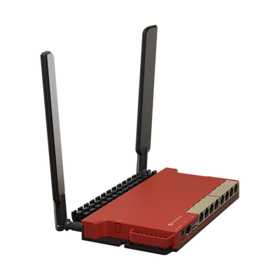 MIKROTIK Wireless Router 2,4GHz,8x1000Mbps + 1x2500Mbps SFP,  AX600, Menedzselhető, Asztali - L009UIGS-2HAXD-IN