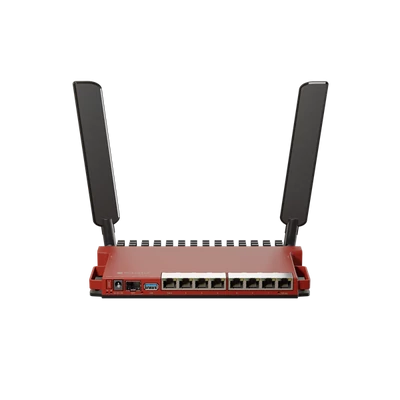 MIKROTIK Wireless Router 2,4GHz,8x1000Mbps + 1x2500Mbps SFP,  AX600, Menedzselhető, Asztali - L009UIGS-2HAXD-IN