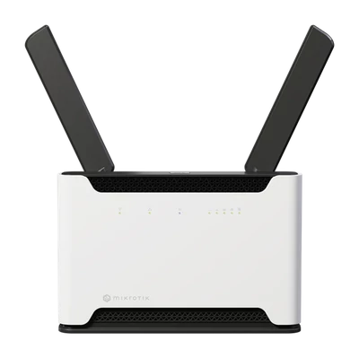 MIKROTIK Wireless Router DualBand, 4x1000Mbps+ 1x2,5Gbps, AX1800, Chateau LTE6 ax, 1xMicroSIM, Asztali