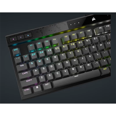 CORSAIR Vezeték Nélküli Billentyűzet Gaming, K70 MAX RGB, Mechanikus, MGX switch, fekete