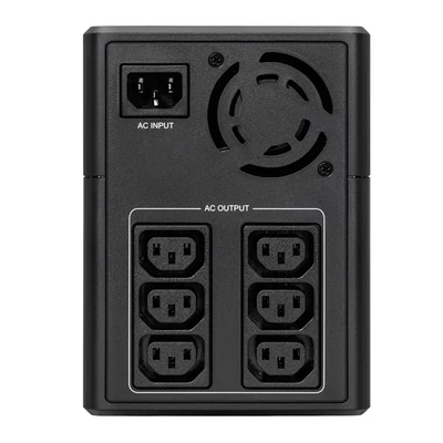EATON UPS 5E1600UI, Gen2, USB IEC, 1600VA/900W, In: C14, Out: 6xC13, Line-interaktív szünetmentes, AVR, torony