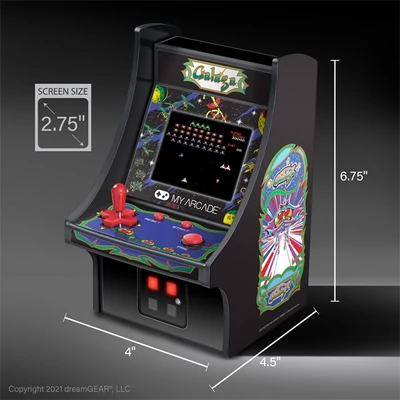 MY ARCADE Játékkonzol Galaga Micro Player Retro Arcade 6.75