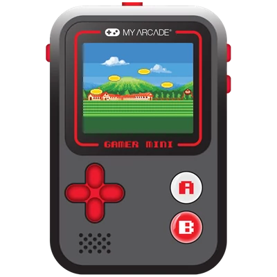MY ARCADE Játékkonzol Gamer Mini Classic 160in1 Fekete & Piros Hordozható, DGUN-3925