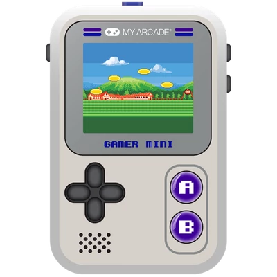 MY ARCADE Játékkonzol Gamer Mini Classic 160in1 Szürke & Lila Hordozható, DGUN-3924
