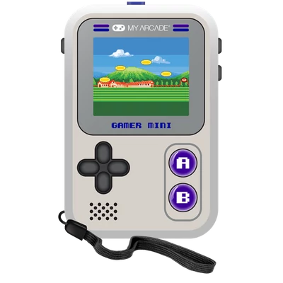 MY ARCADE Játékkonzol Gamer Mini Classic 160in1 Szürke & Lila Hordozható, DGUN-3924