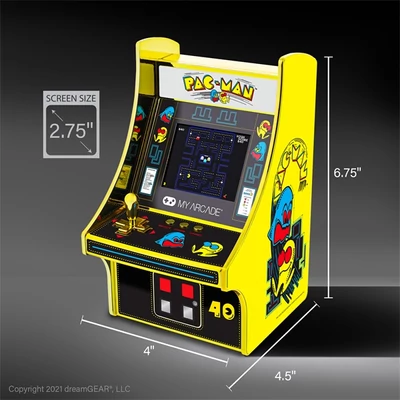 MY ARCADE Játékkonzol Pac-Man 40th Anniversary Micro Player Retro Arcade 6.75