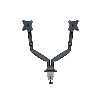 MULTIBRACKETS 2 karos asztali konzol, M Deskmount Gas Spring Dual Black (15-30