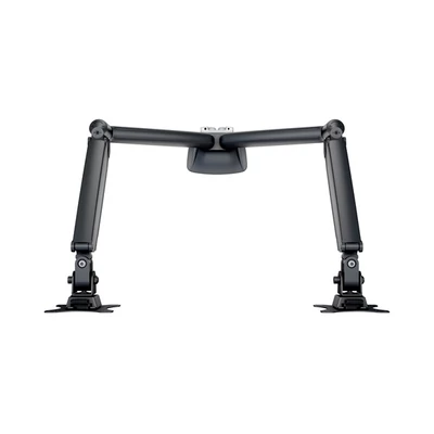 MULTIBRACKETS 2 karos asztali konzol, M Deskmount Gas Spring Dual Black (15-30