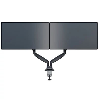 MULTIBRACKETS 2 karos asztali konzol, M Deskmount Gas Spring Dual Black (15-30