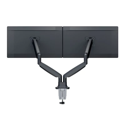 MULTIBRACKETS 2 karos asztali konzol, M Deskmount Gas Spring Dual Black (15-30