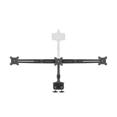 MULTIBRACKETS Asztali konzol (3 képernyős rögzítőkar), M VESA Desktopmount Triple Desk Clamp 15-24