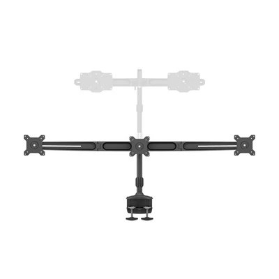 MULTIBRACKETS Asztali konzol (3 képernyős rögzítőkar), M VESA Desktopmount Triple Desk Clamp 15-24