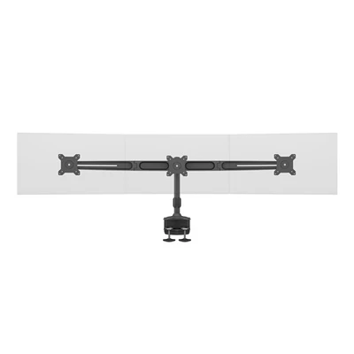 MULTIBRACKETS Asztali konzol (3 képernyős rögzítőkar), M VESA Desktopmount Triple Desk Clamp 15-24