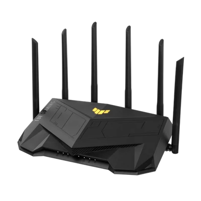 ASUS Wireless Router Dual Band AX6000 1xWAN(2.5Gbps) + 1xLAN(2.5Gbps) + 4xLAN(1000Mbps) + 1xUSB, TUF-AX6000