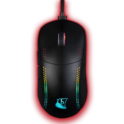 KONIX - DRAKKAR PC Asgard Vezeték Nélküli Gaming 10000DPI, Fekete RGB