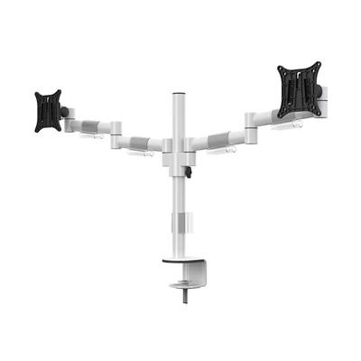 MULTIBRACKETS Asztali konzol (2 képernyős), M VESA Deskmount Officeline Dual White (15-30