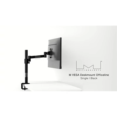 MULTIBRACKETS Asztali konzol, M VESA Deskmount Officeline Single I Black (15-30