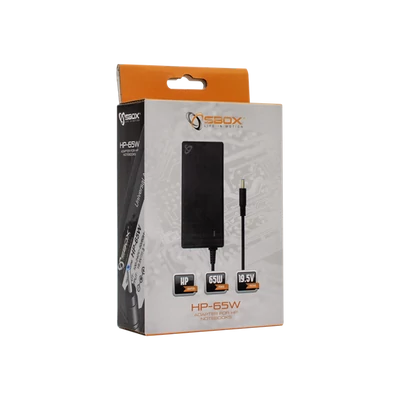 SBOX Notebook töltő HP-65W, LAPTOP ADAPTER 19.5V-65W
