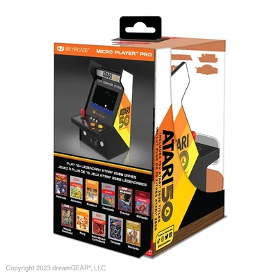 MY ARCADE Játékkonzol Atari Micro Player Pro Portable Retro Arcade 6.75