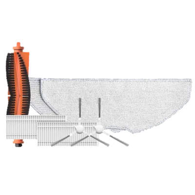 EZVIZ RE4P + RE5P + RE4CP robotporszívó gyári tartozék csomag, gördülő kefe, HEPA filter, oldal kefe, felmosó kendő