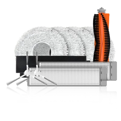 EZVIZ RS2 robotporszívó gyári tartozék csomag gördülő kefe + HEPA filter + felmosó rongy + élkefe
