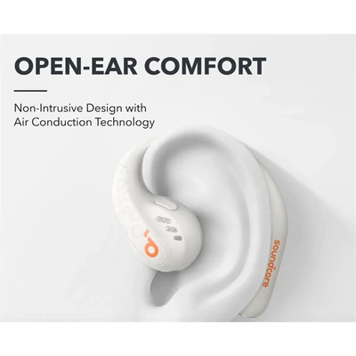 ANKER Vezeték Nélküli Fülhallgató, Soundcore AeroFit Pro, fehér - A3871G21