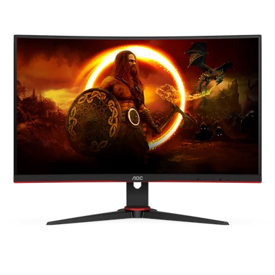 AOC Ívelt Gaming 165Hz VA monitor 27