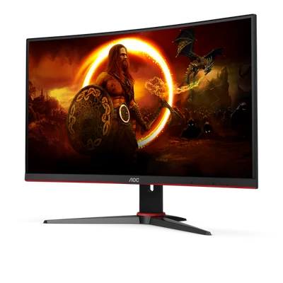 AOC Ívelt Gaming 165Hz VA monitor 27