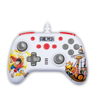 KONIX - ONE PIECE Nintendo Switch/PC Kompatibilis Vezetékes kontroller, Fehér