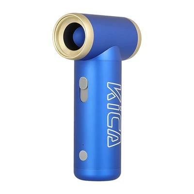 KICA JetFan2 vez. nélküli univerzális légfúvóka, USB, LED kijelző, 101000 ford./perc, 72 km / óra,  4,5 óra, kék