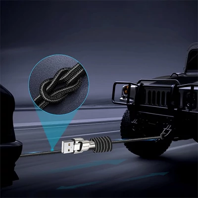 COLORWAY Kábel, USB - Apple Lightning (head metal) 2.4A 1m black (CW-CBUL046-BK)