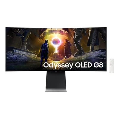 SAMSUNG Ívelt Gaming OLED monitor 34