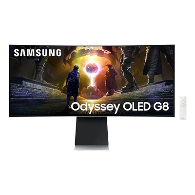 SAMSUNG Ívelt Gaming OLED monitor 34