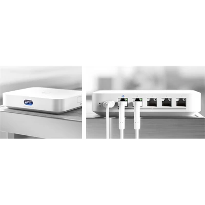 UBiQUiTi Vezetékes Cloud Gateway  4x2,5Gbps (LAN) + 1x2,5Gbps (WAN), IPS routing, OpenVPN, Asztali - UCG-MAX