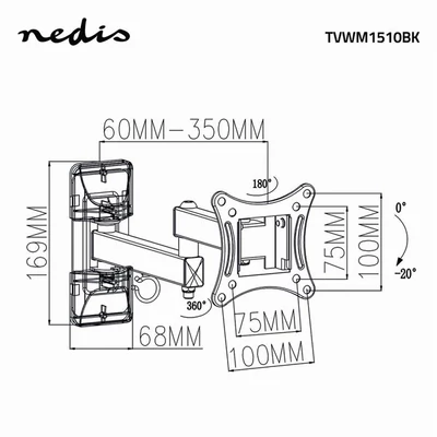 NEDIS TVWM1510BK 13
