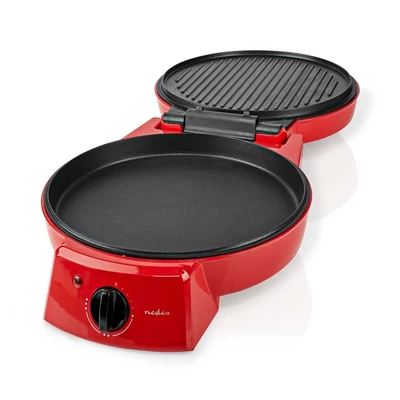 Nedis pizza- és grillsütő ,30 cm ,Állítható hőmérséklet-szabályozás ,1800 W