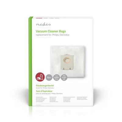 Nedis DUBG220AEP12 porzsák, kompatibilis: Philips / Electrolux , 12db/csomag
