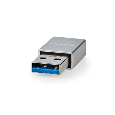 Nedis USB-A - USB-C adapter CCGB60925GY, USB3.2 dugó - USB-C aljzat, 5 Gbps
