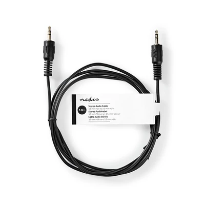 Nedis CCGL60600BK10 USB A - USB C (USB-C) kábel, USB2.0, 15W, hossz 1m
