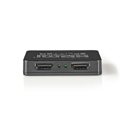 Nedis HDMI splitter, 1 x HDMI be - 2 x HDMI ki, HDMI1.4 (4K 30Hz), VSPL34002BK