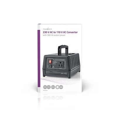 Nedis POCO102 áramátalakító 230 V AC - 110V AC 300W földelt USA kimenet