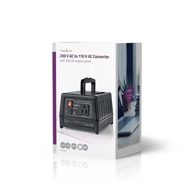 Nedis POCO102 áramátalakító 230 V AC - 110V AC 300W földelt USA kimenet